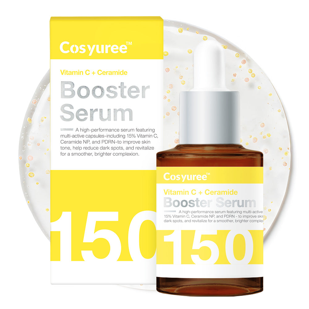 [Cosyuree] Vitamin C Capsule + Ceramide Booster Serum for Vital Glow, Brightening Skincare with Barrier Support