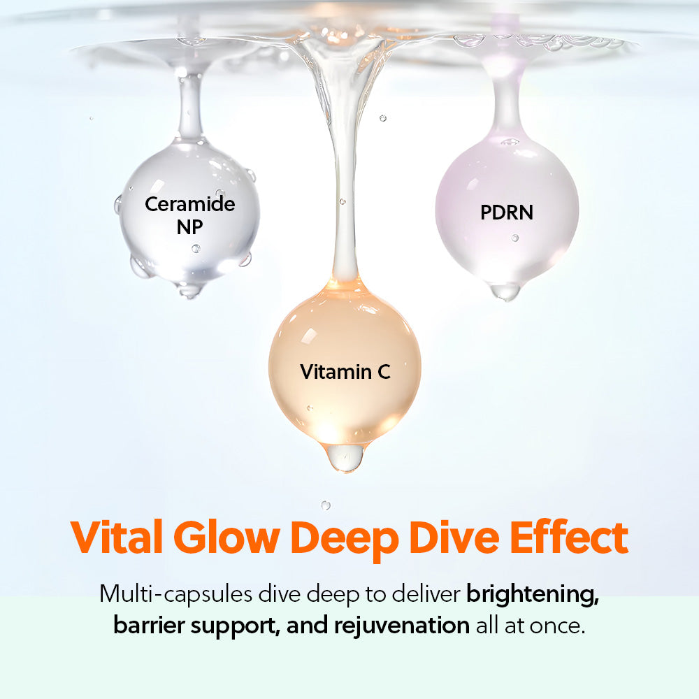 [Cosyuree] Vitamin C Capsule + Ceramide Booster Serum for Vital Glow, Brightening Skincare with Barrier Support